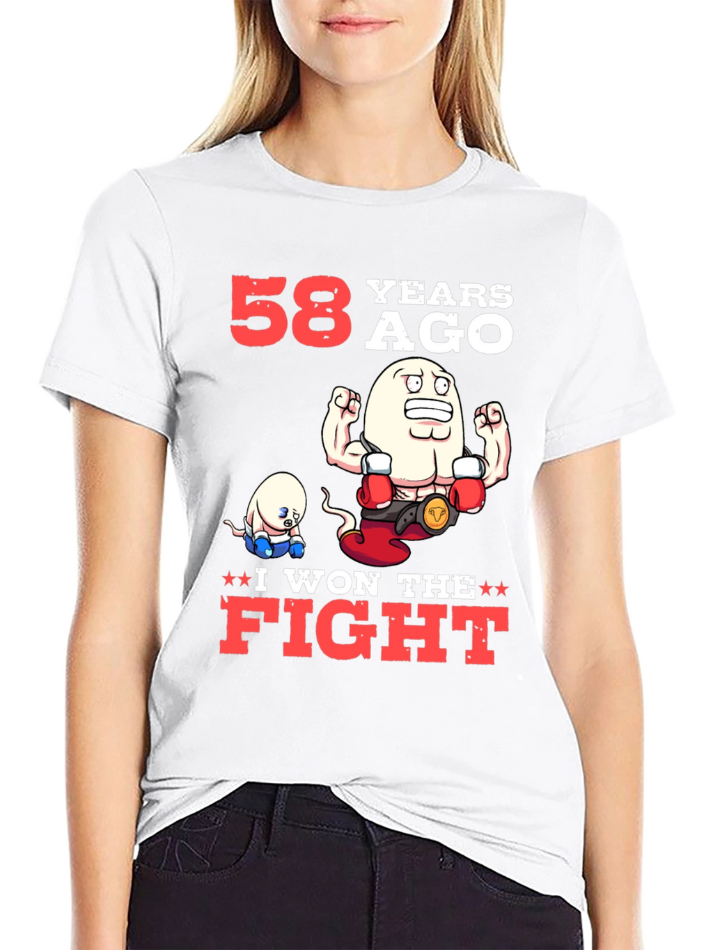 Funny 58 Years Ago I Won The Fight T-Shirt