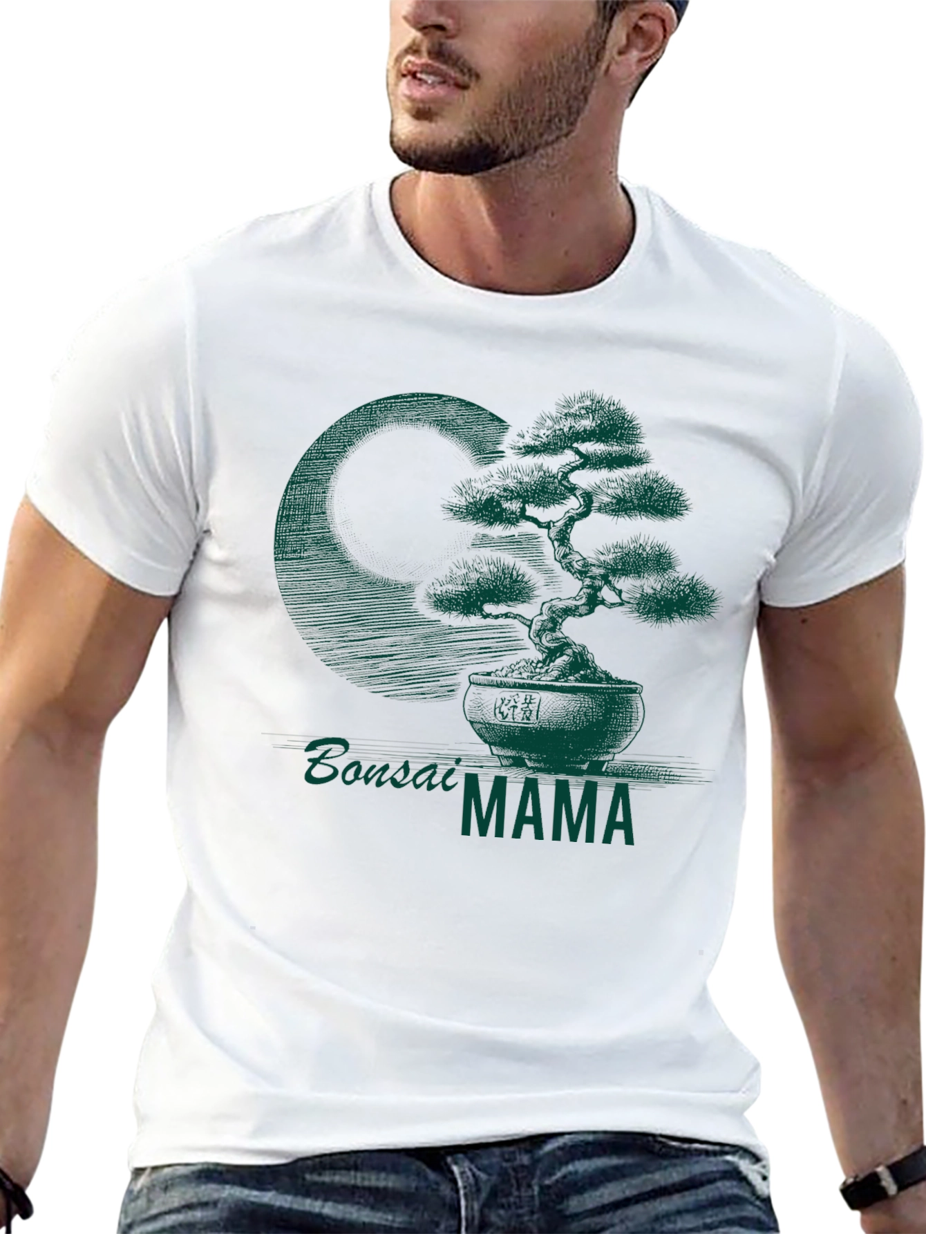 Bonsai Mama Graphic Tee - Stylish Plant Lover Shirt