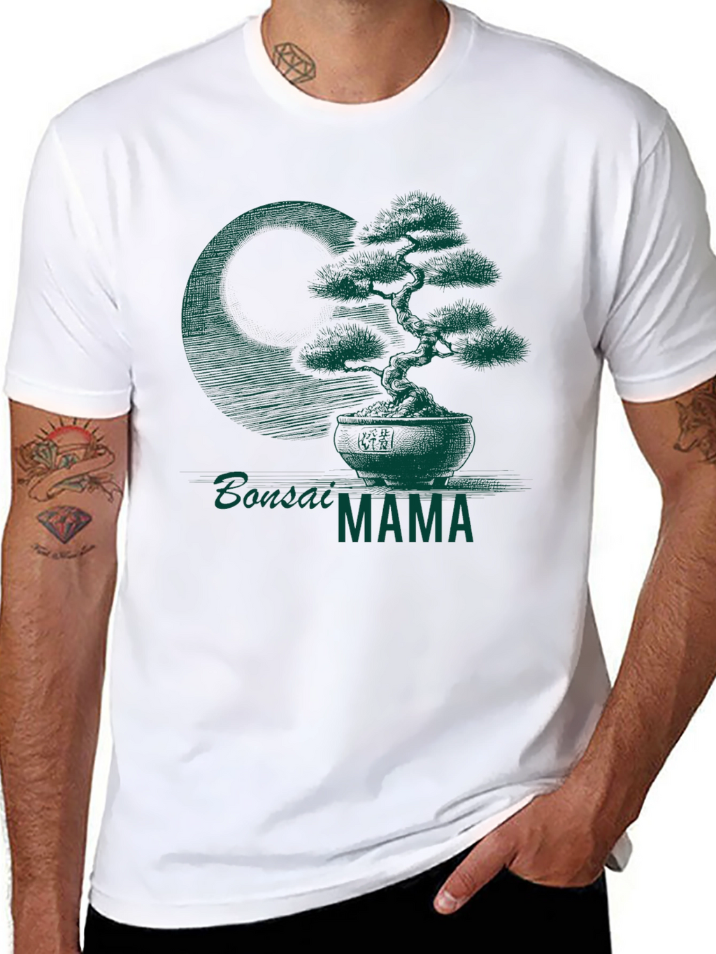 Bonsai Mama Graphic Tee - Stylish Plant Lover Shirt