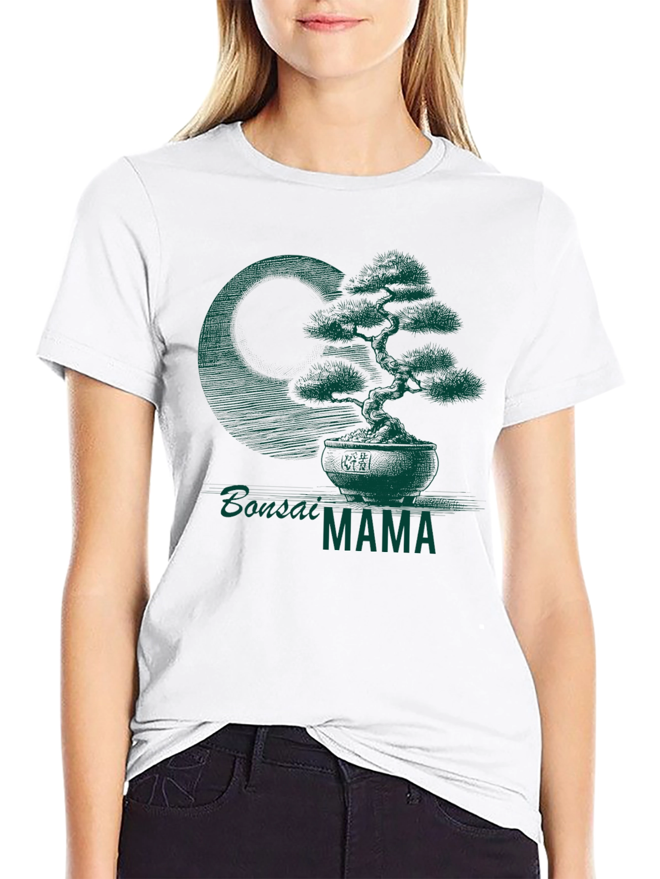 Bonsai Mama Graphic Tee - Stylish Plant Lover Shirt