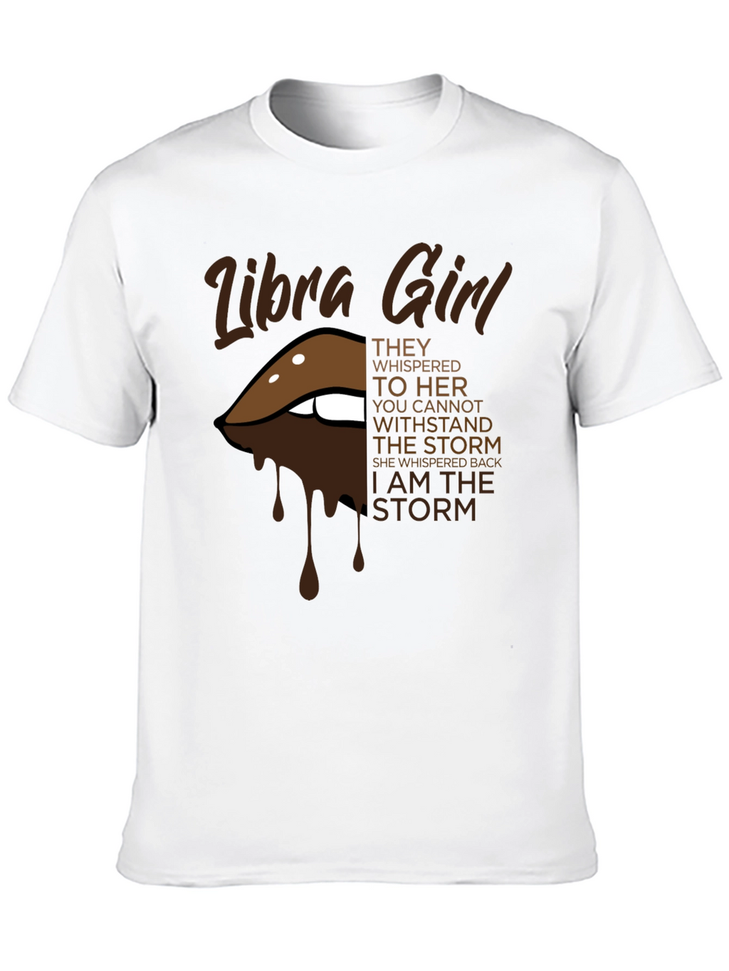 Libra Girl I Am The Storm Graphic T-Shirt