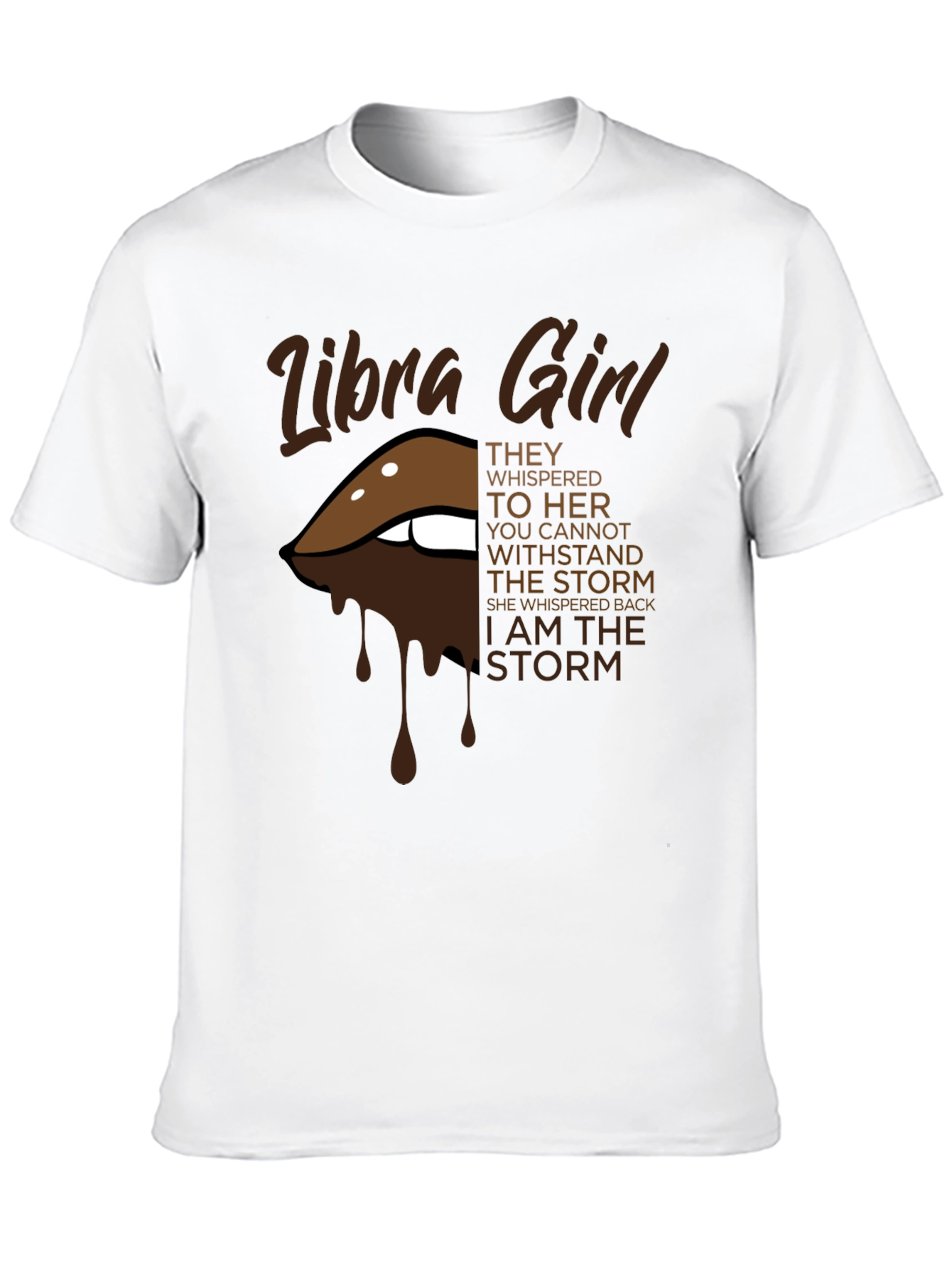 Libra Girl I Am The Storm Graphic T-Shirt