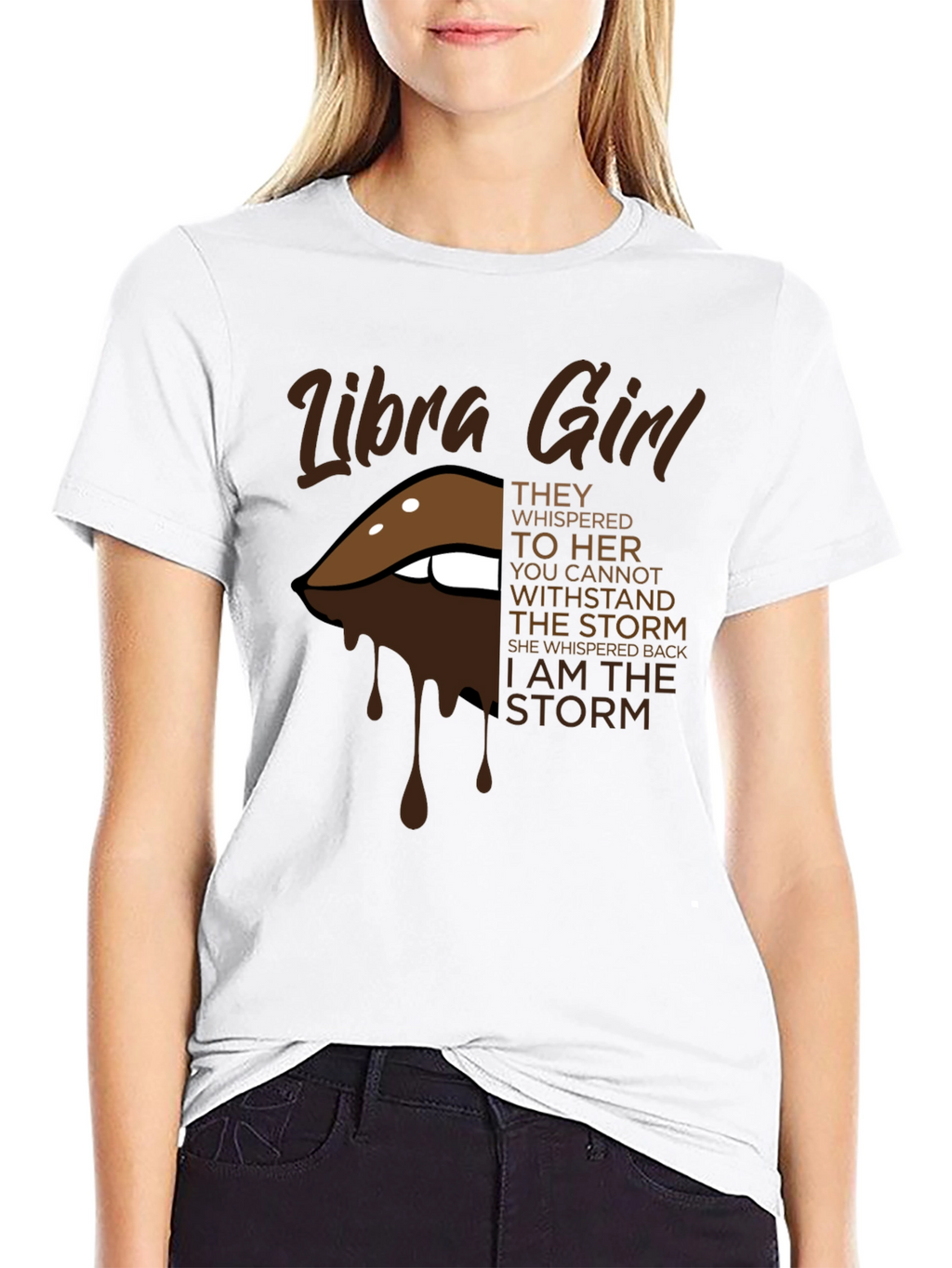 Libra Girl I Am The Storm Graphic T-Shirt