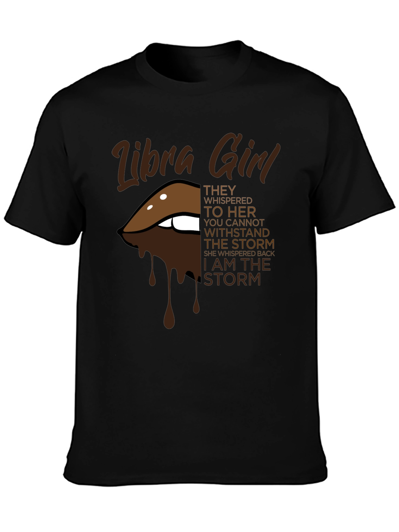 Libra Girl I Am The Storm Graphic T-Shirt