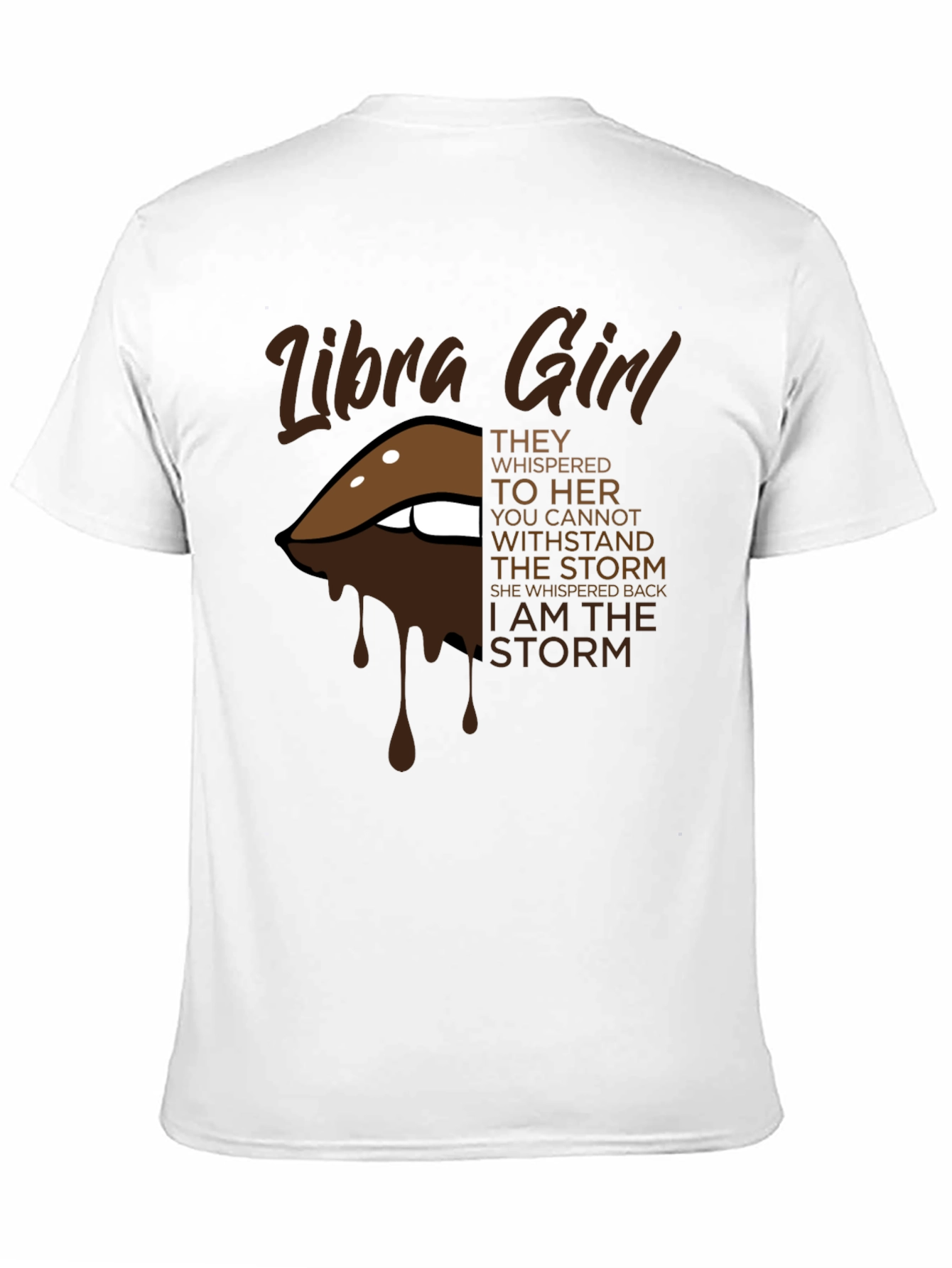 Libra Girl I Am The Storm Graphic T-Shirt
