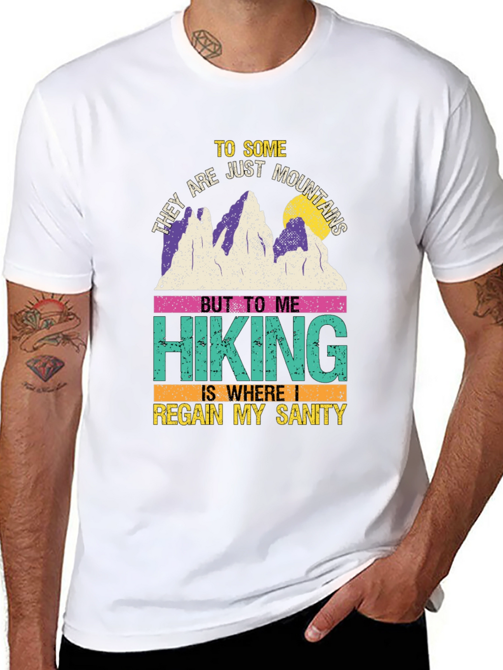 Hiking Sanity T-Shirt: Mountains & Adventure