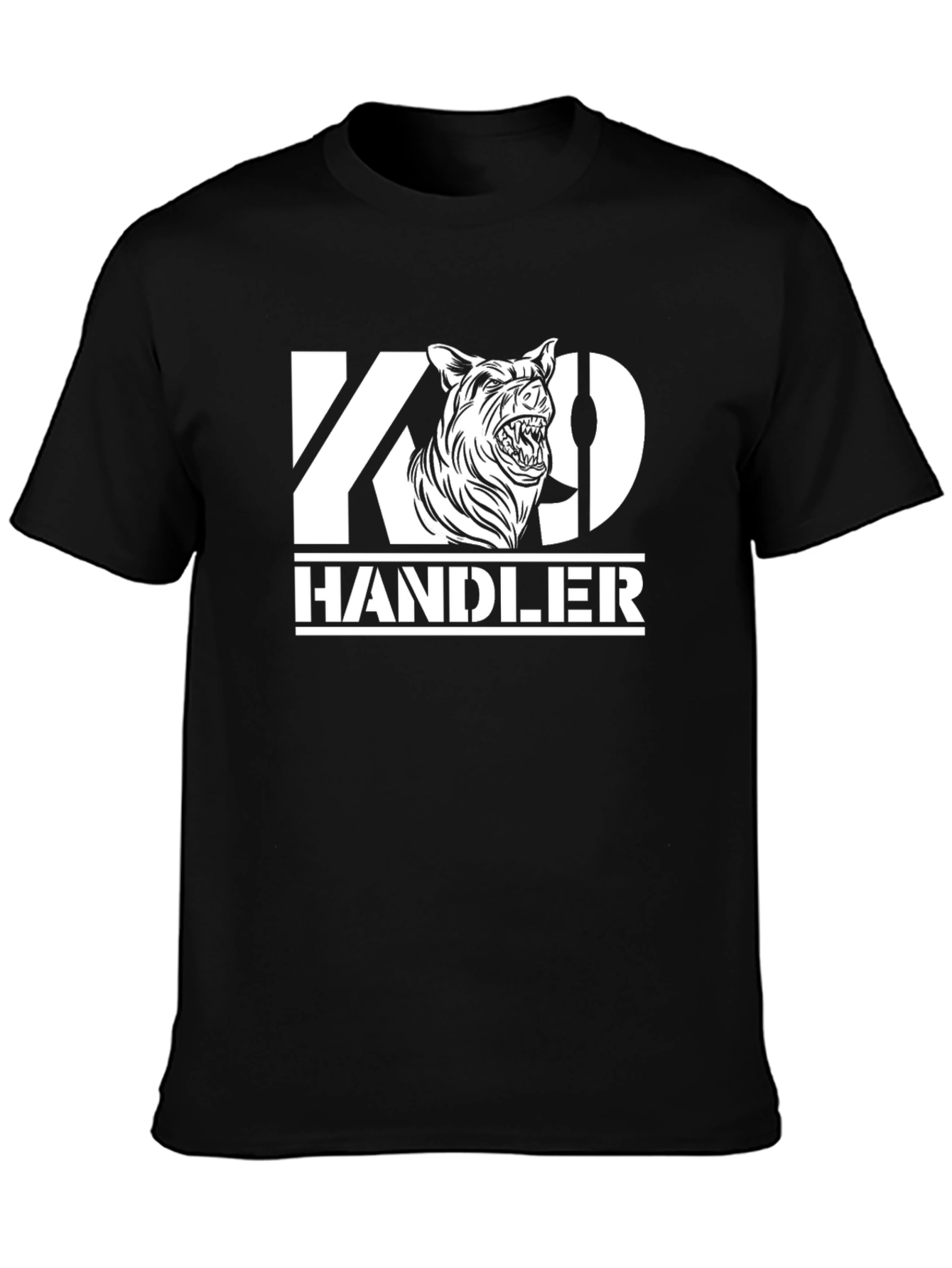 K9 Handler Graphic Tee - Black