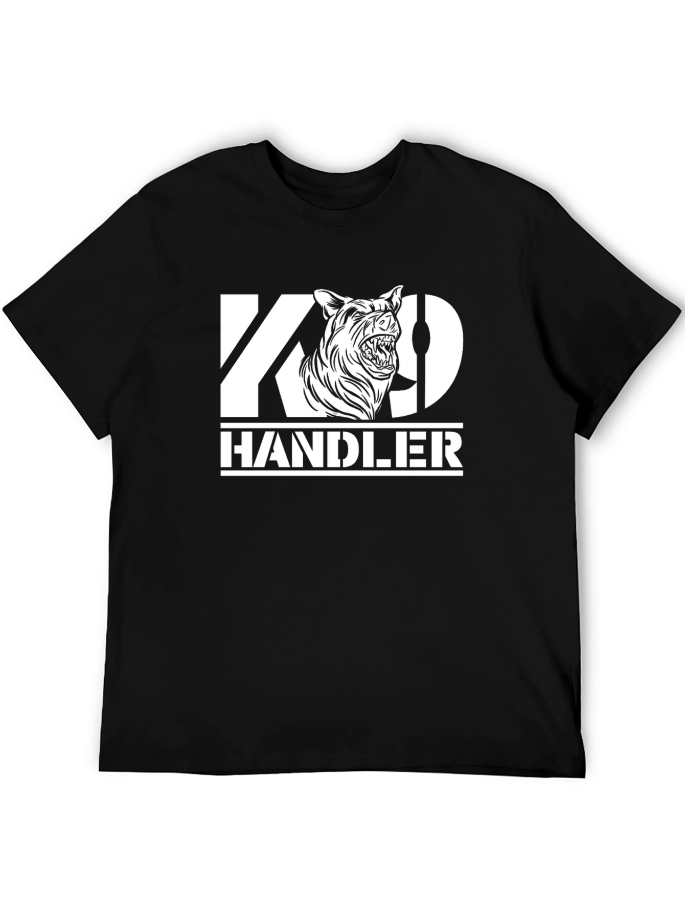 K9 Handler Graphic Tee - Black
