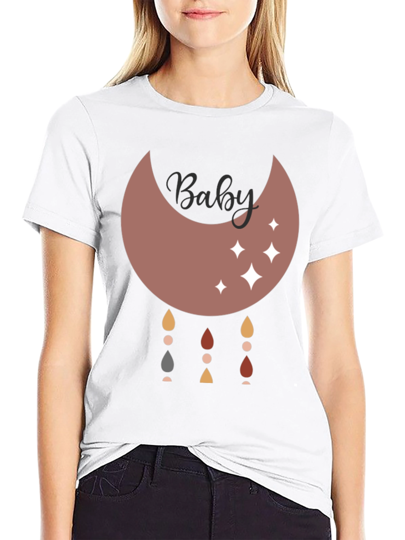 Boho Baby Moon T-Shirt