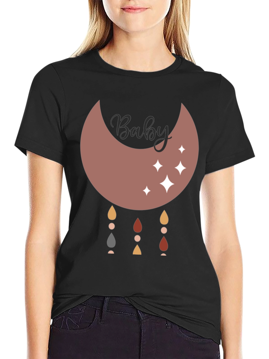 Boho Baby Moon T-Shirt
