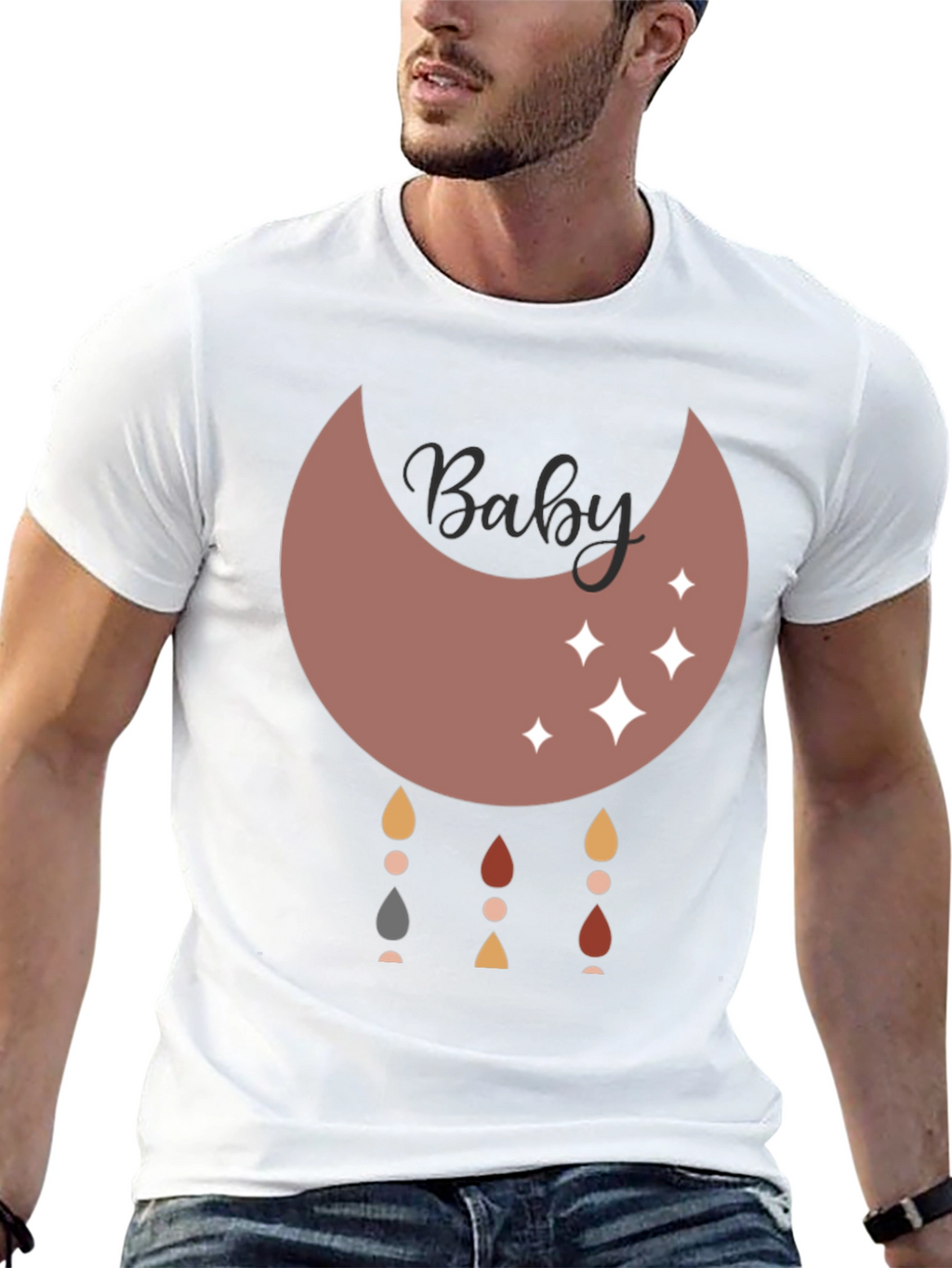 Boho Baby Moon T-Shirt