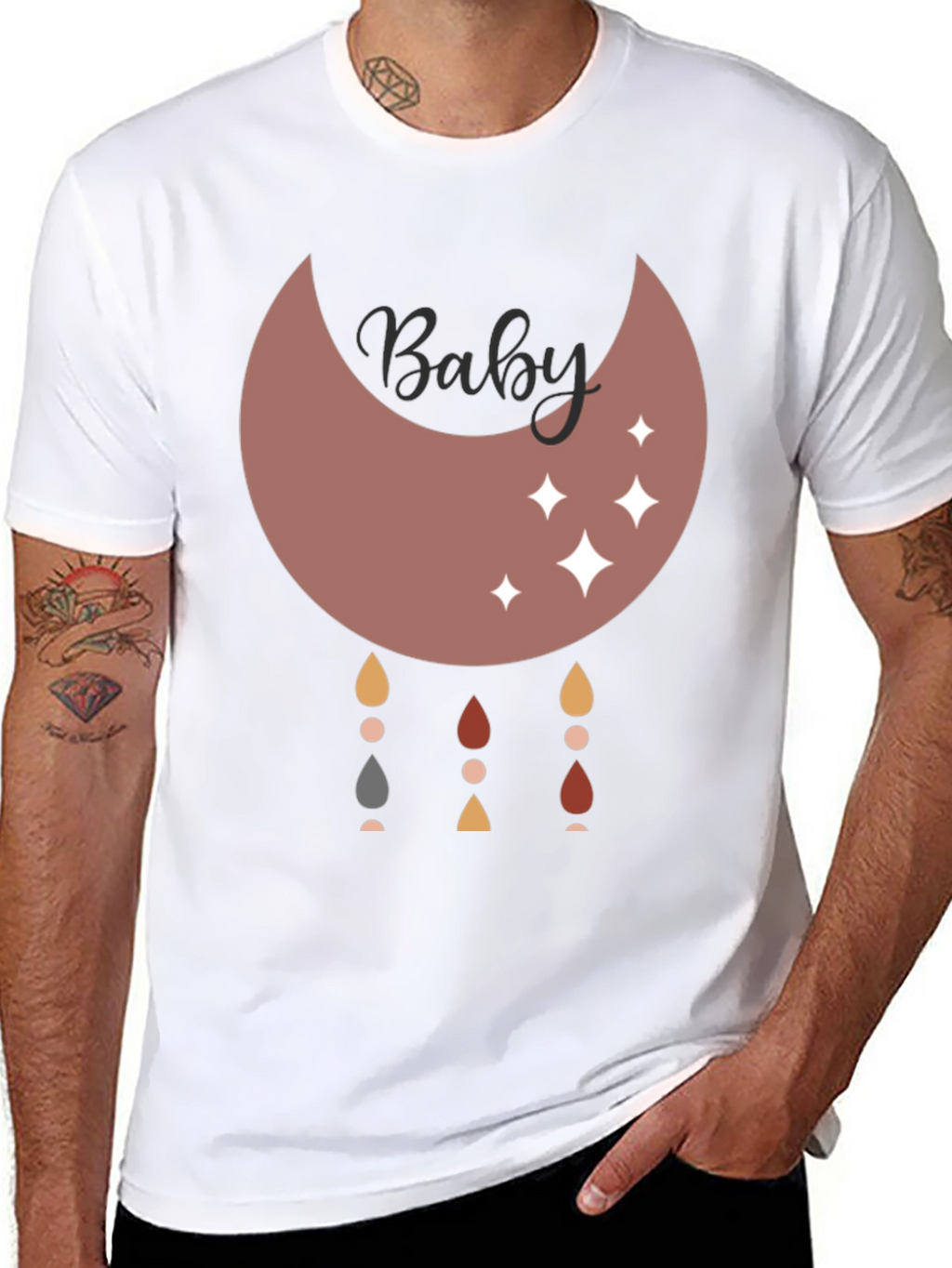 Boho Baby Moon T-Shirt
