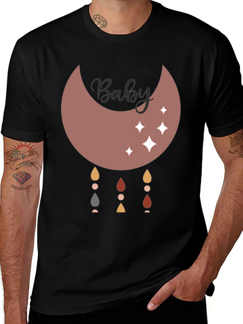 Boho Baby Moon T-Shirt