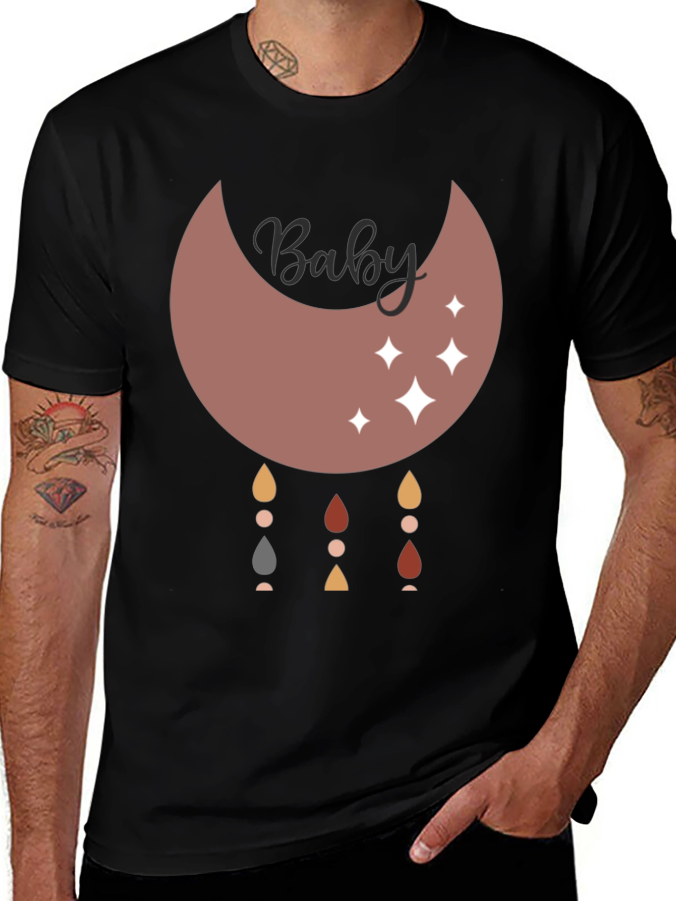 Boho Baby Moon T-Shirt