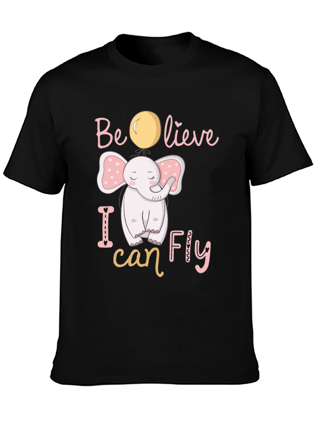 Believe I Can Fly Elephant Graphic Tee
