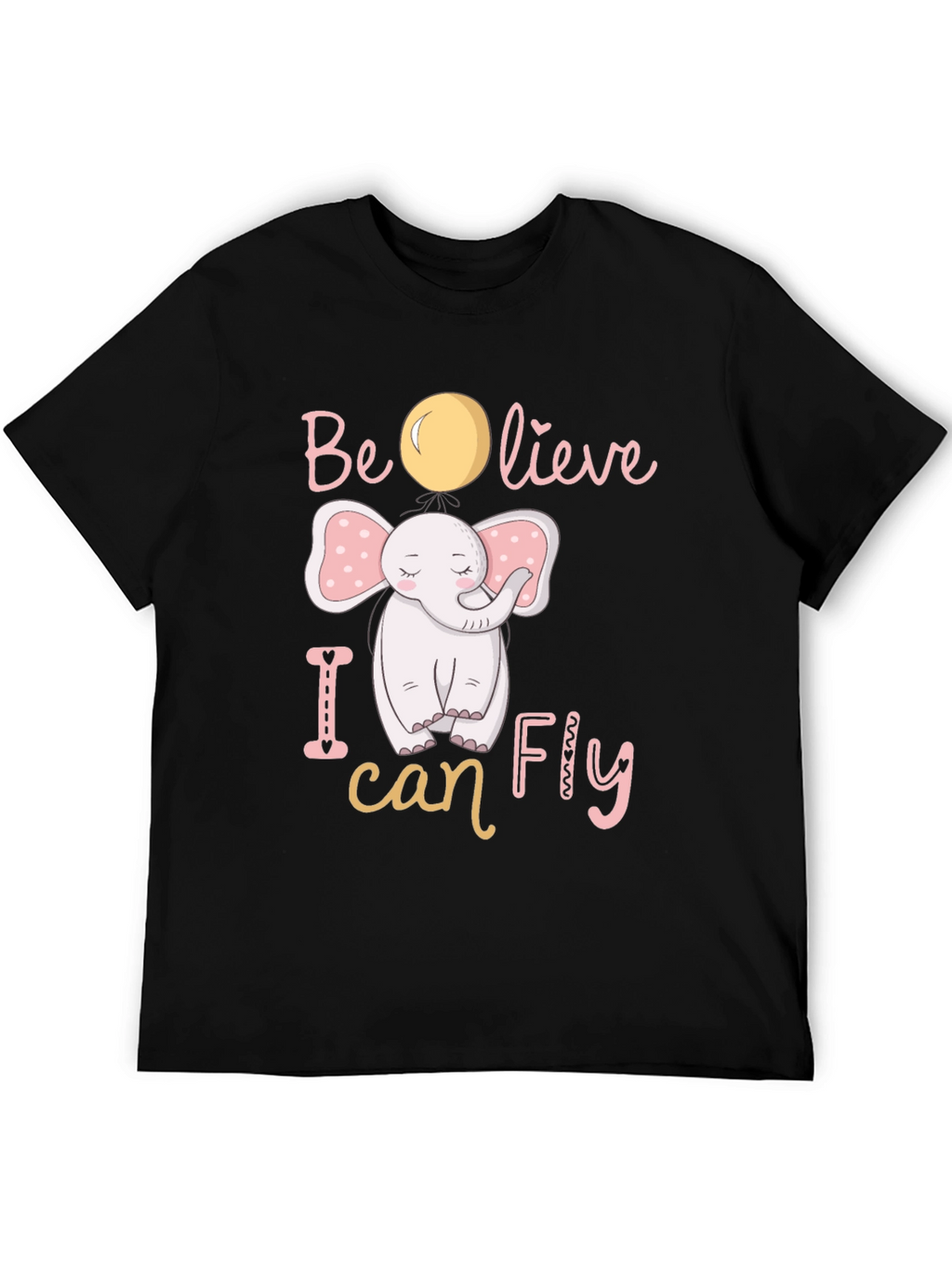 Believe I Can Fly Elephant Graphic Tee