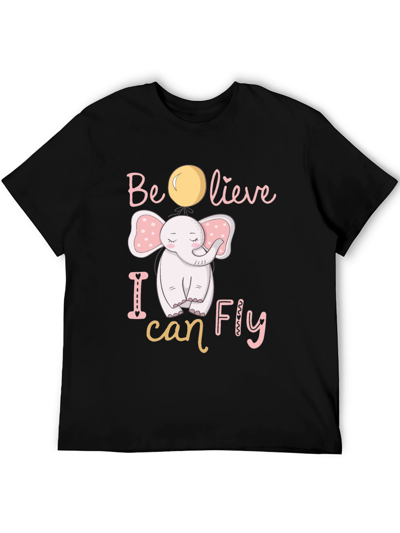 Believe I Can Fly Elephant Graphic Tee