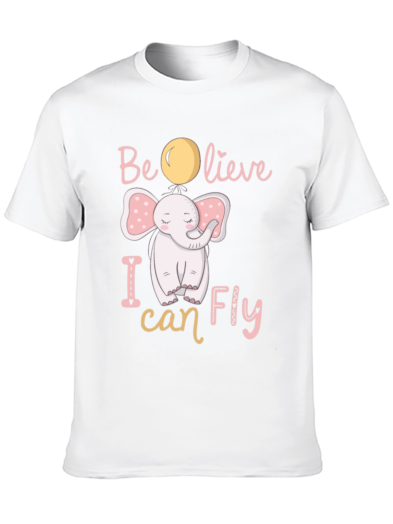 Believe I Can Fly Elephant Graphic Tee