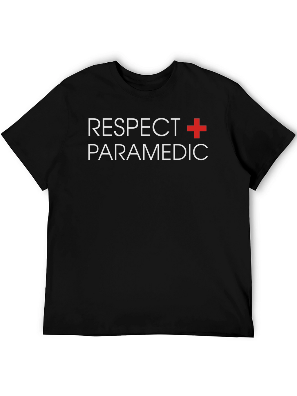 Respect Paramedics Crew T-Shirt - Medical Hero Appreciation