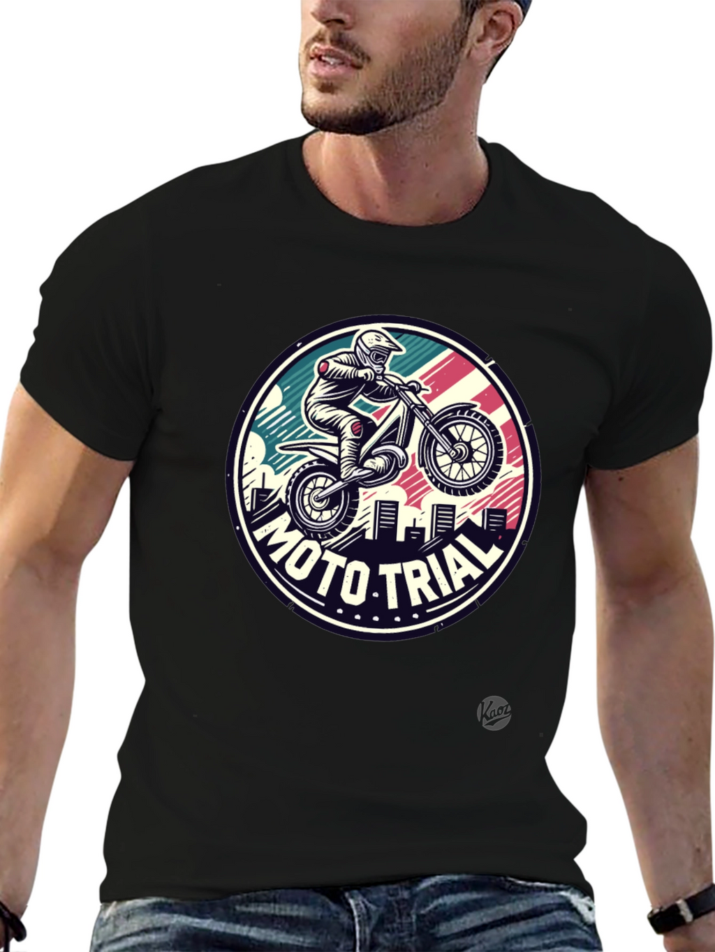 Moto Trial Graphic Tee - Ride in Style