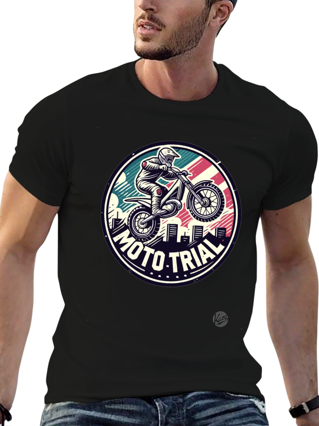 Moto Trial Graphic Tee - Ride in Style