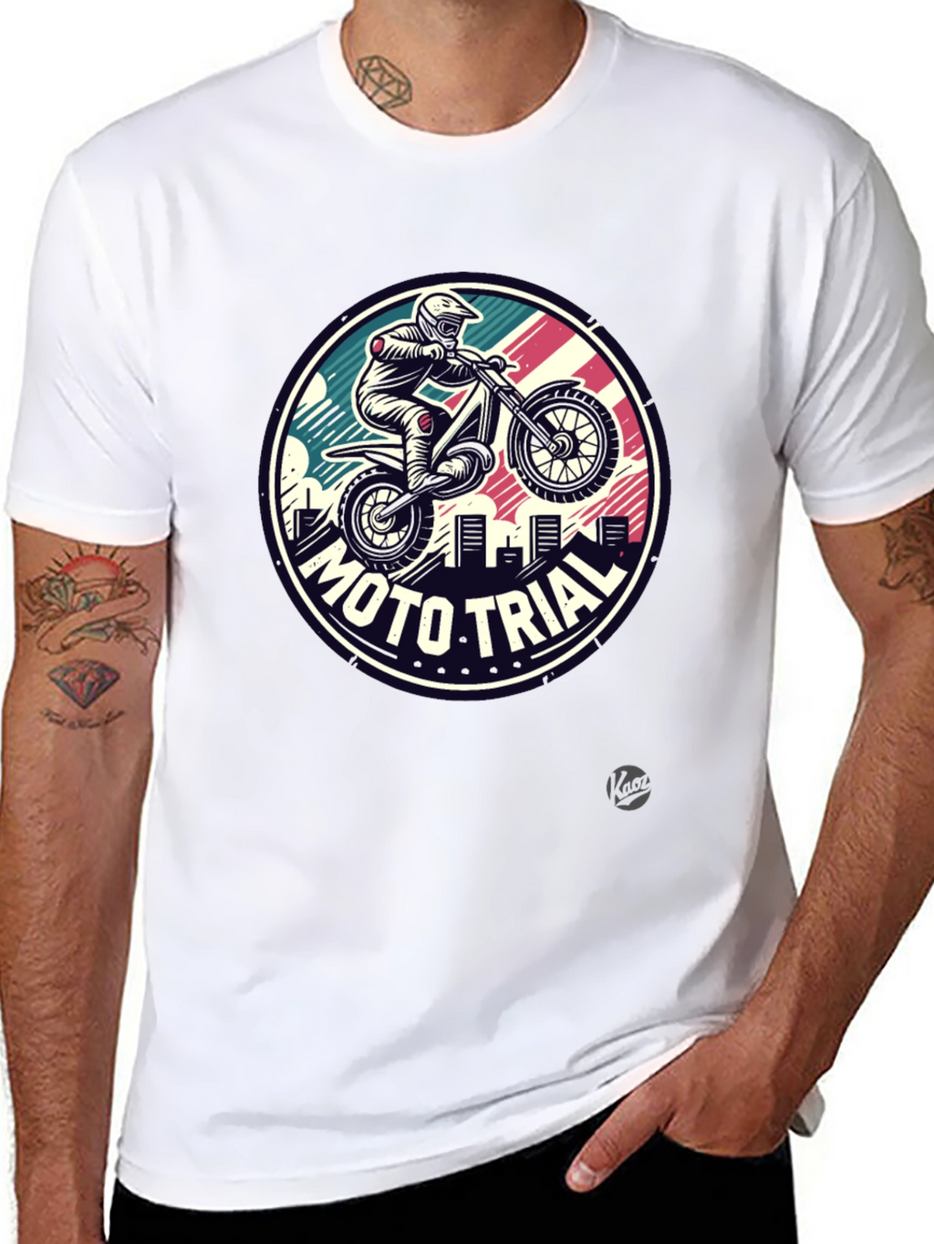 Moto Trial Graphic Tee - Ride in Style