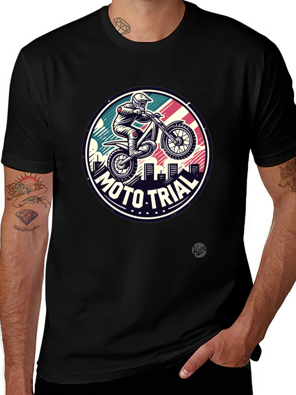 Moto Trial Graphic Tee - Ride in Style