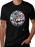Moto Trial Graphic Tee - Ride in Style