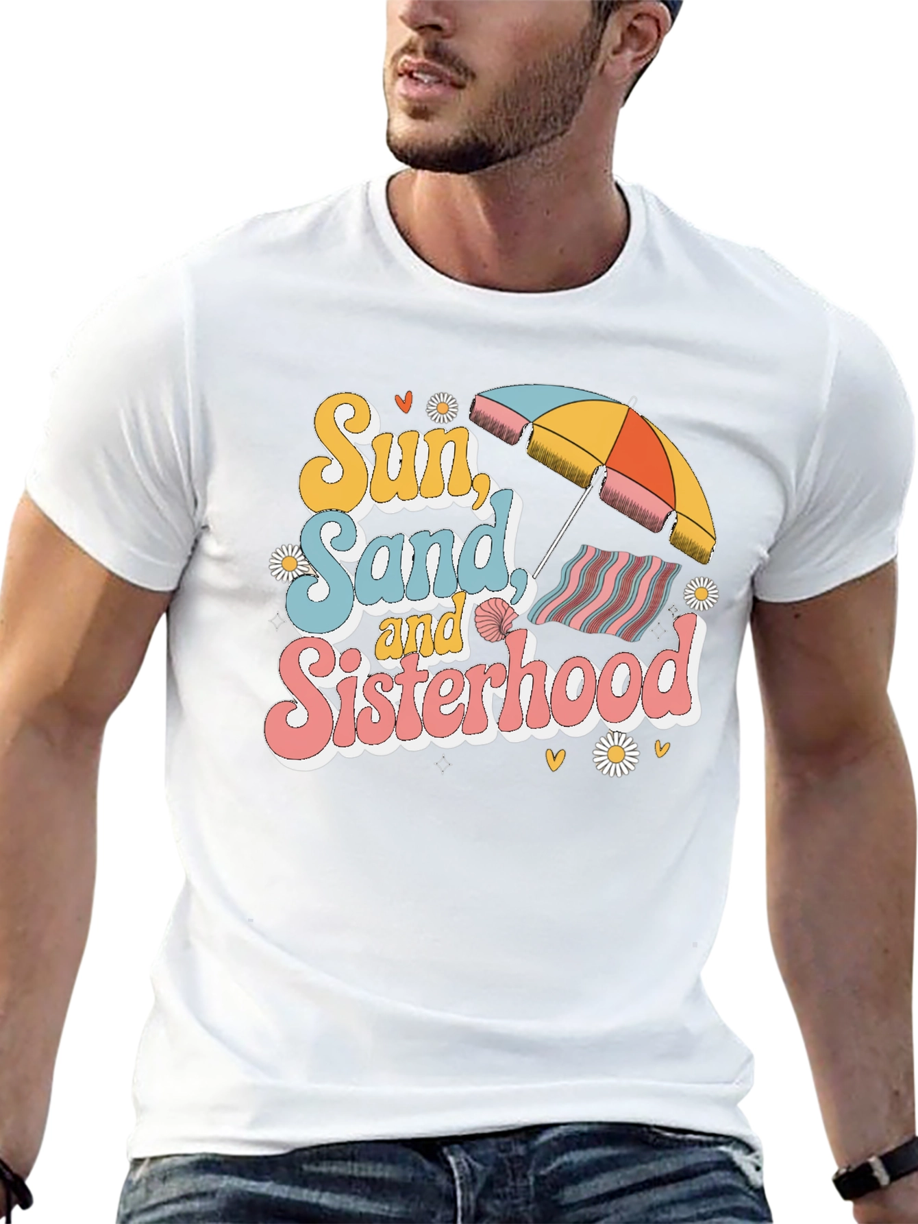 Sun Sand and Sisterhood Graphic Tee