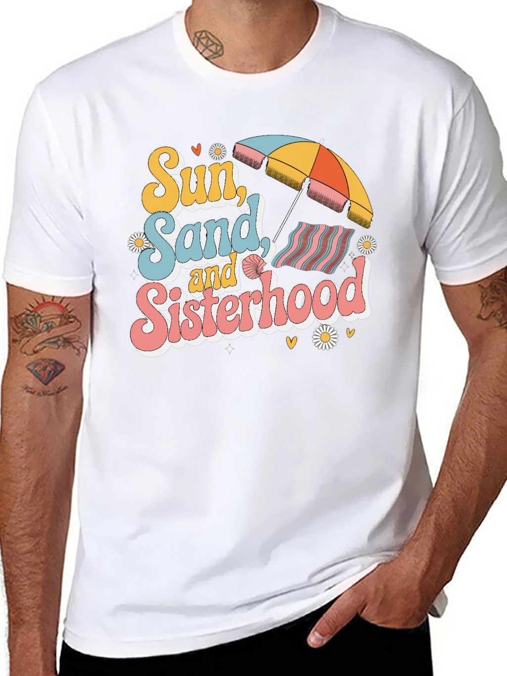 Sun Sand and Sisterhood Graphic Tee