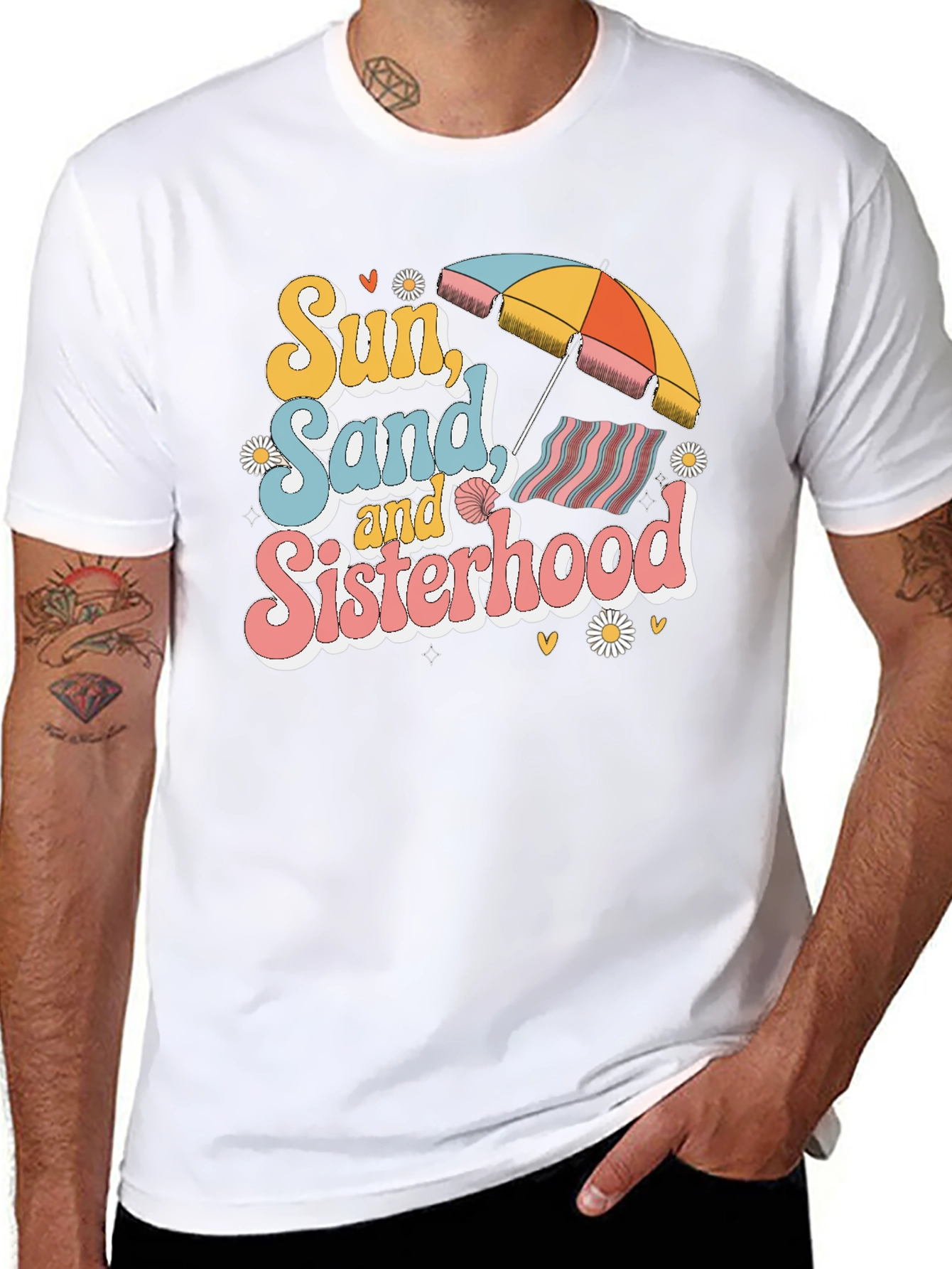 Sun Sand and Sisterhood Graphic Tee
