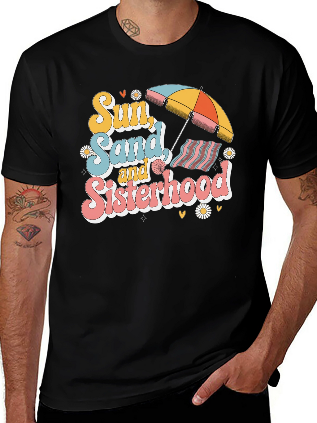 Sun Sand and Sisterhood Graphic Tee