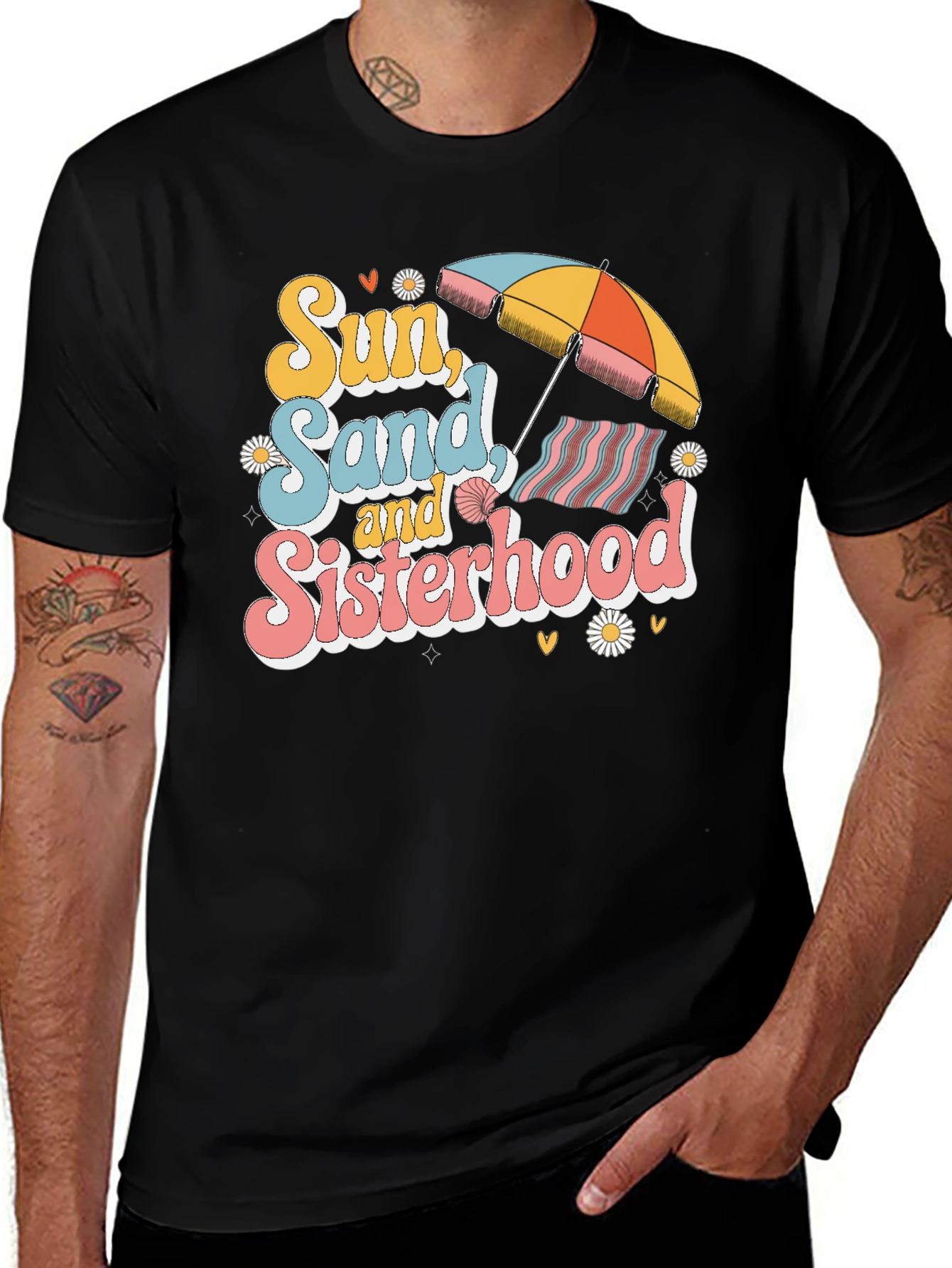 Sun Sand and Sisterhood Graphic Tee