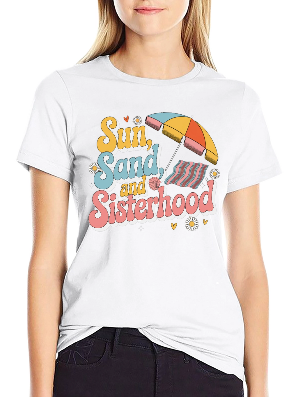 Sun Sand and Sisterhood Graphic Tee