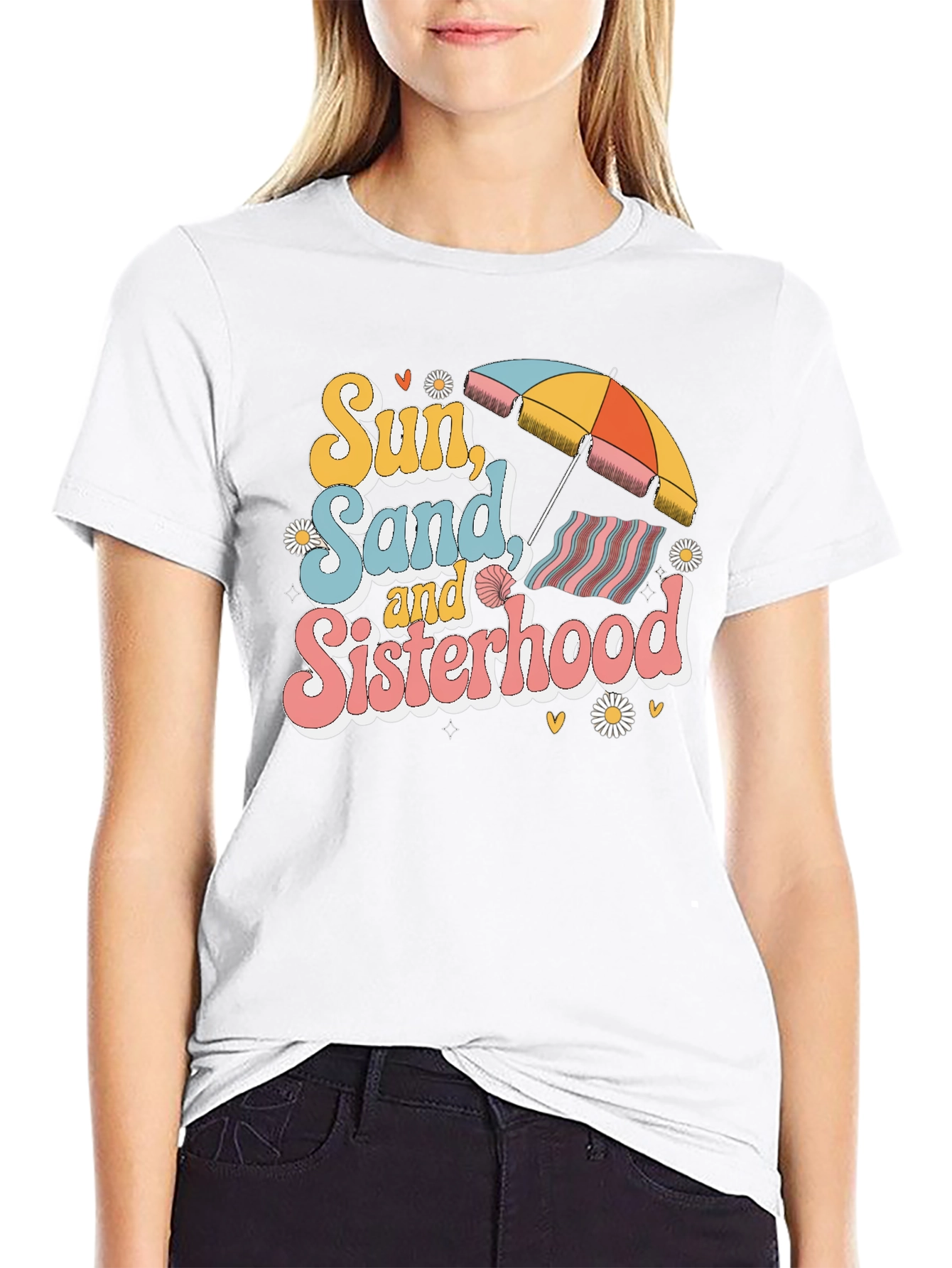 Sun Sand and Sisterhood Graphic Tee