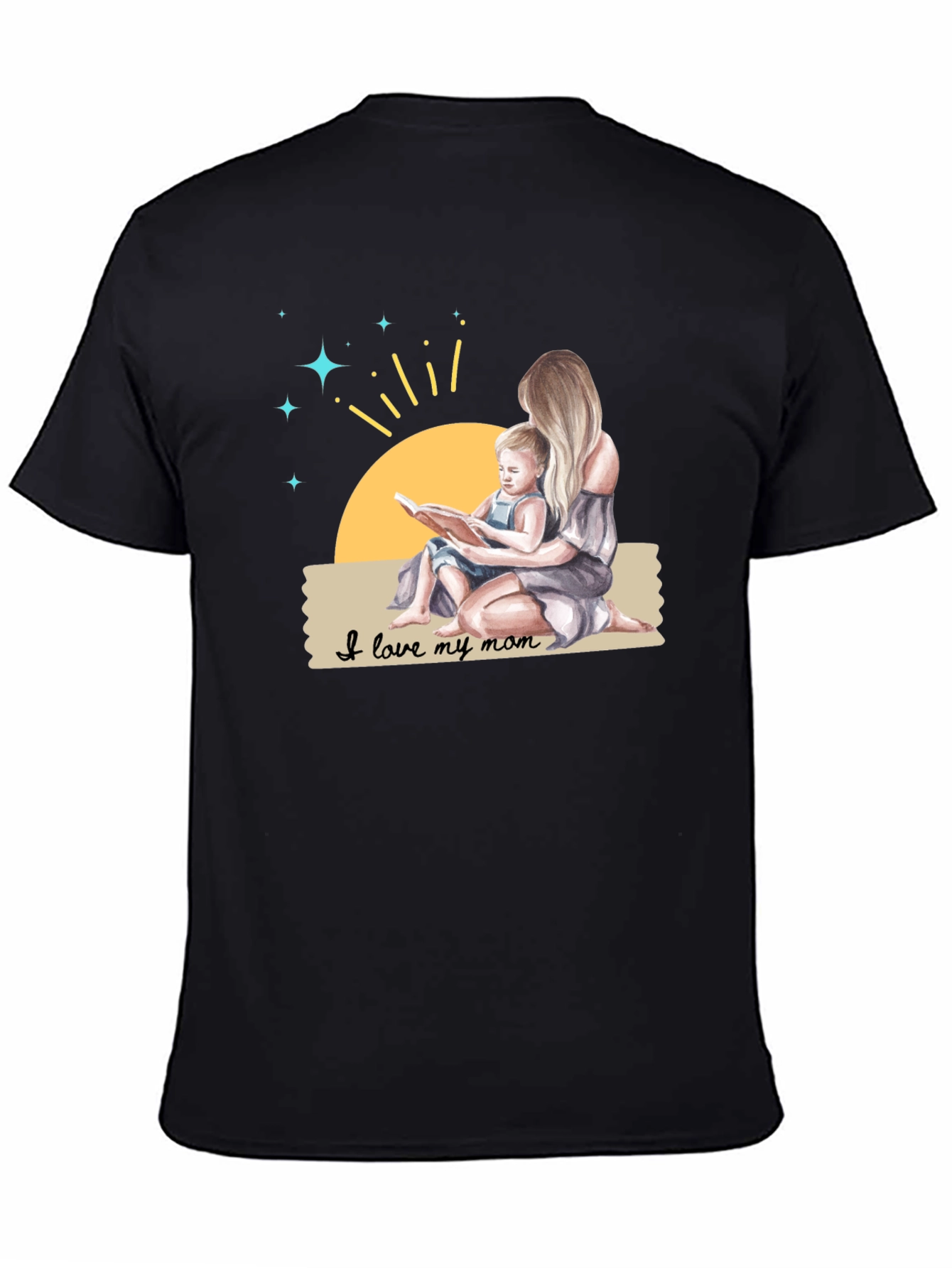 I Love My Mom T-Shirt - Mother & Child Reading