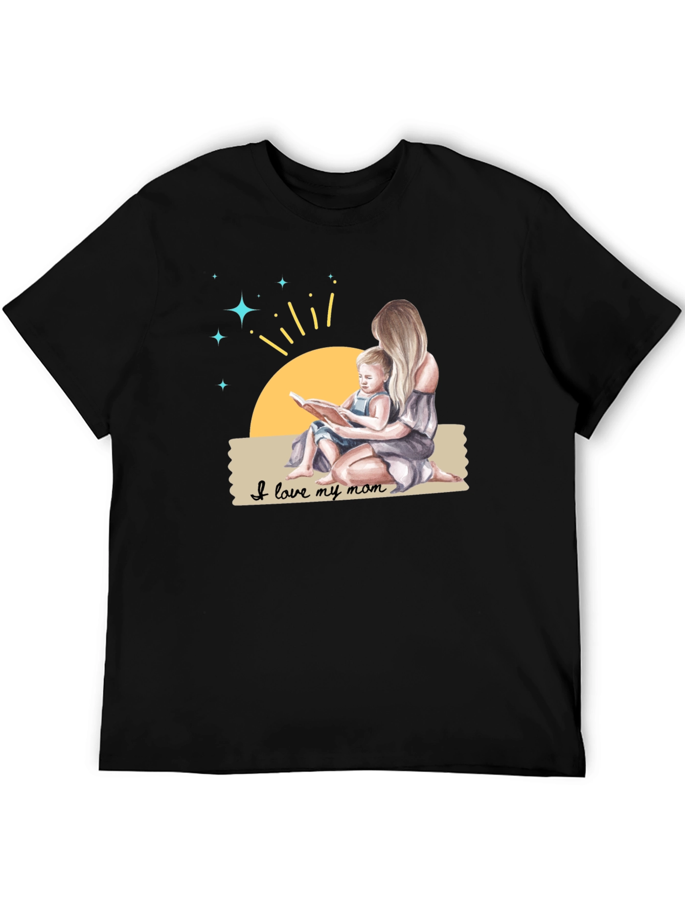 I Love My Mom T-Shirt - Mother & Child Reading