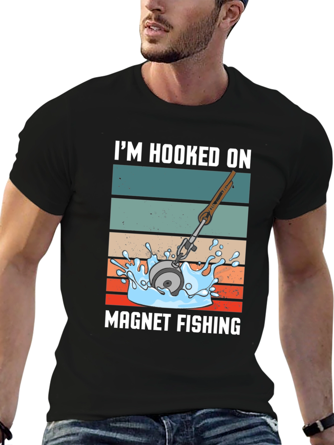 Hooked On Magnet Fishing T-Shirt
