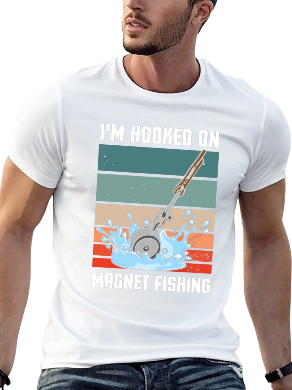 Hooked On Magnet Fishing T-Shirt