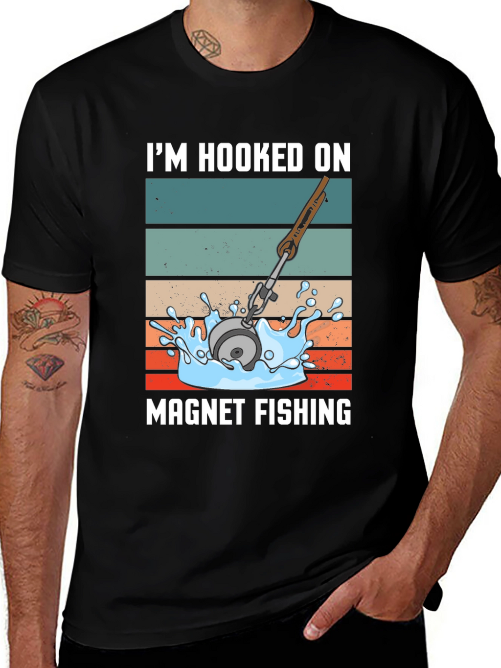 Hooked On Magnet Fishing T-Shirt