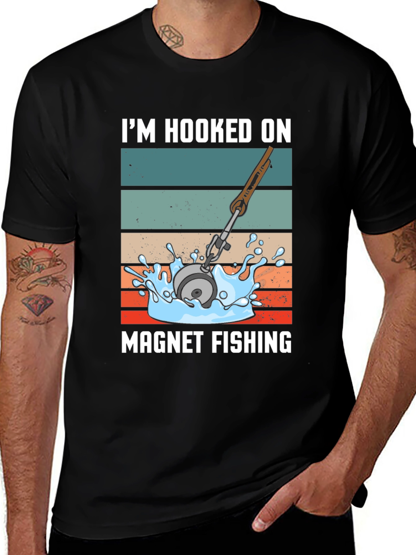 Hooked On Magnet Fishing T-Shirt