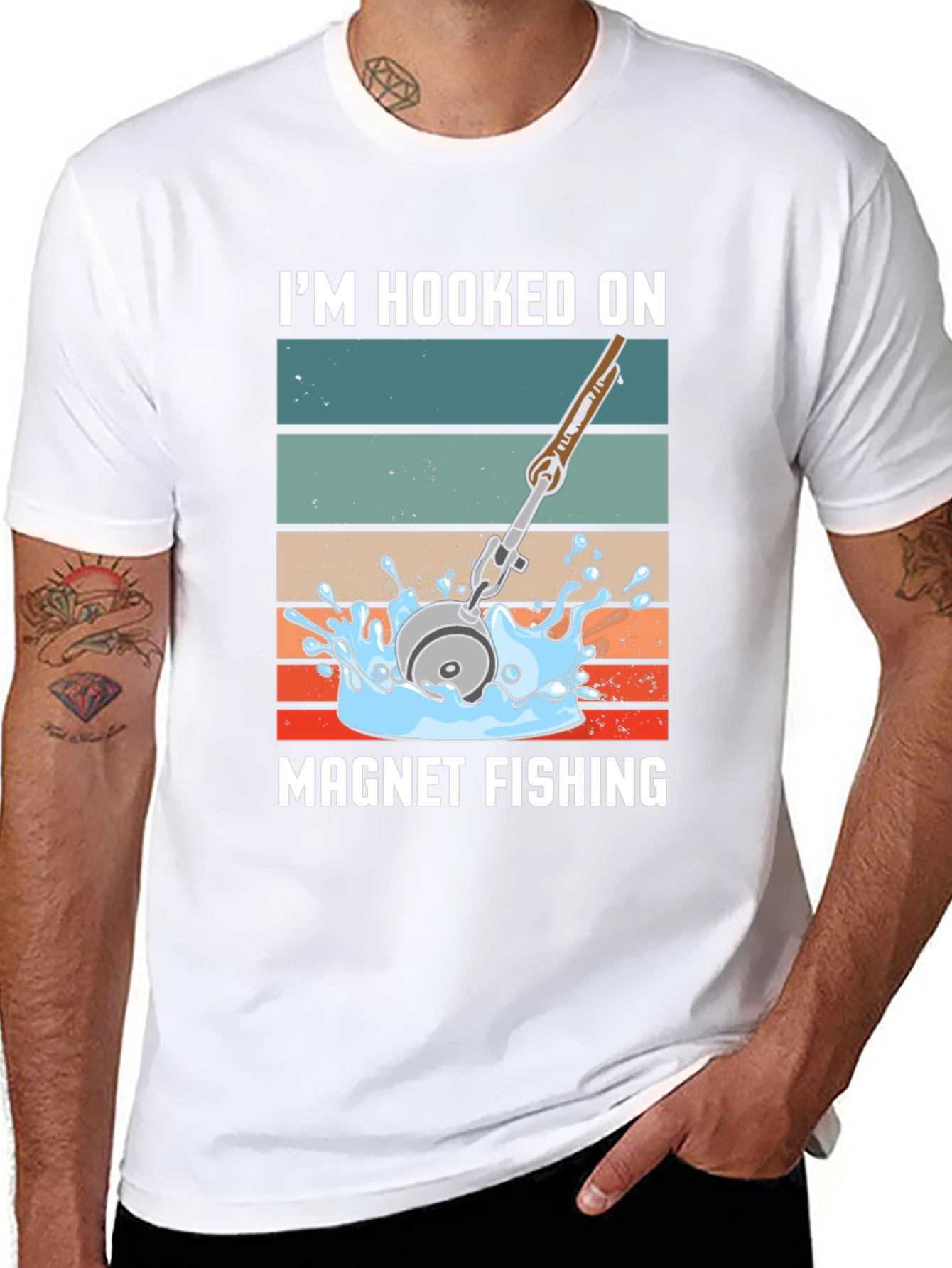 Hooked On Magnet Fishing T-Shirt