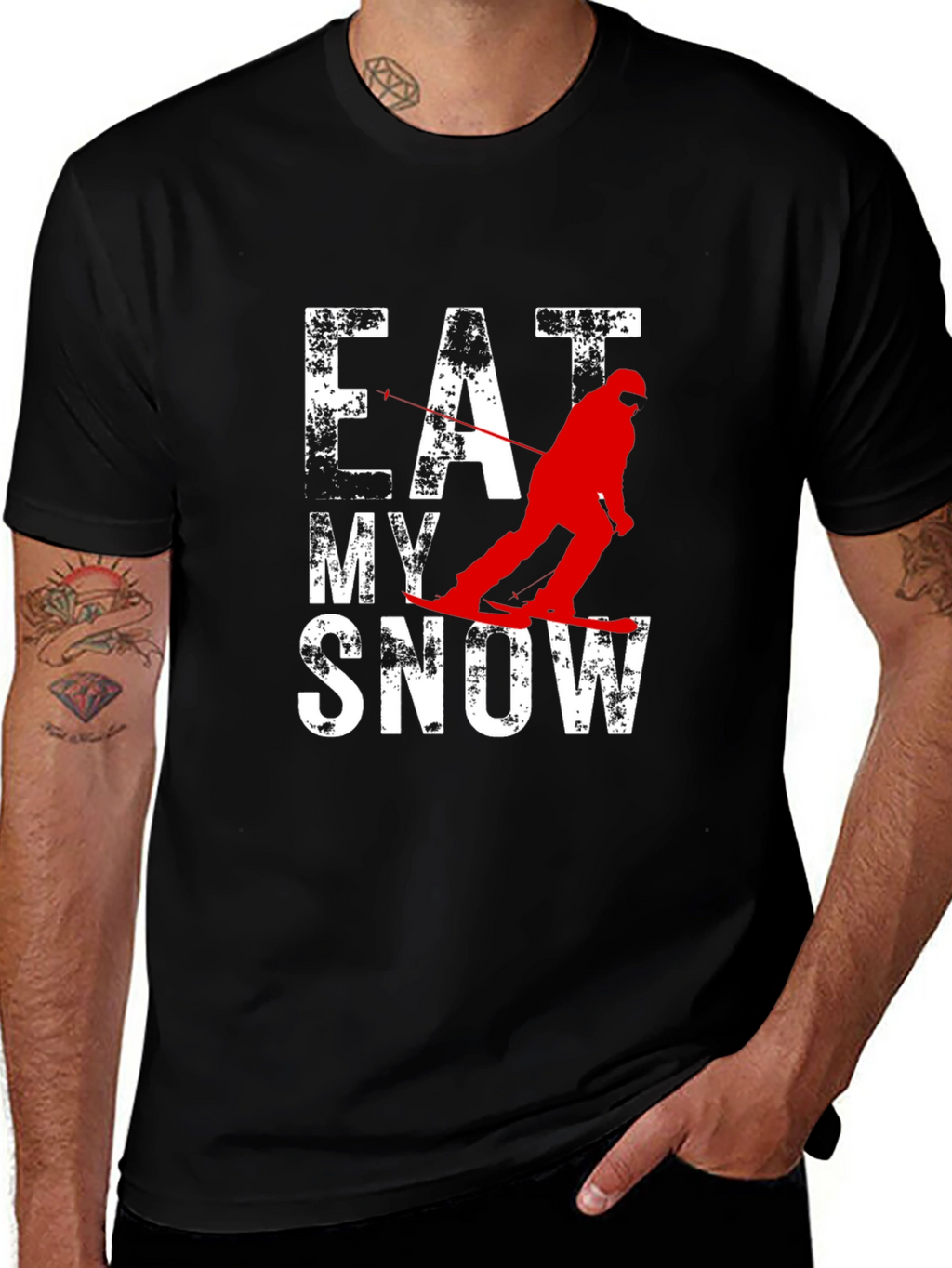 Eat My Snow T-Shirt - Winter Sports Tee