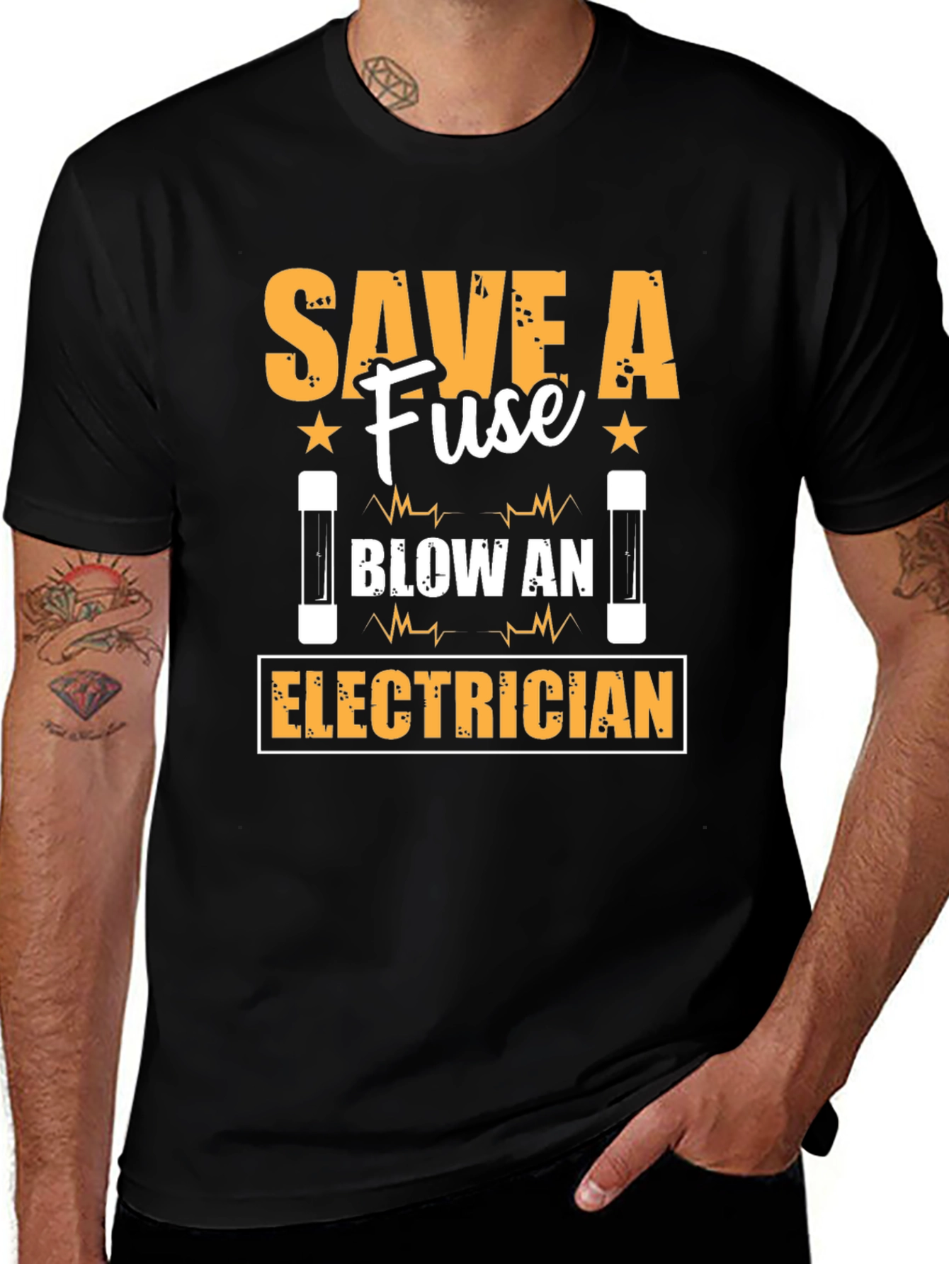 Save A Fuse Blow An Electrician T-Shirt