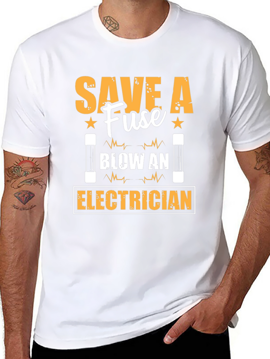 Save A Fuse Blow An Electrician T-Shirt