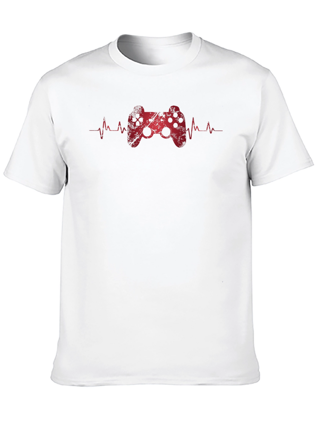 Gamer Heartbeat T-Shirt - Black Cotton Tee