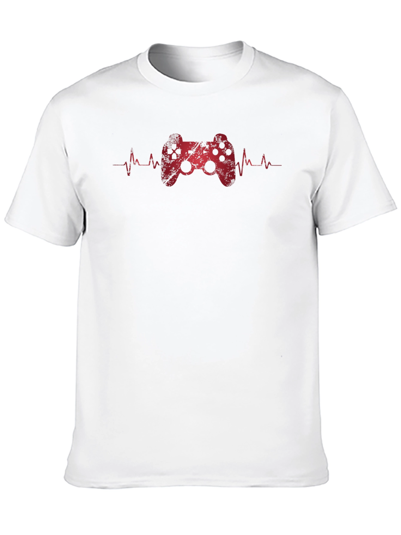 Gamer Heartbeat T-Shirt - Black Cotton Tee