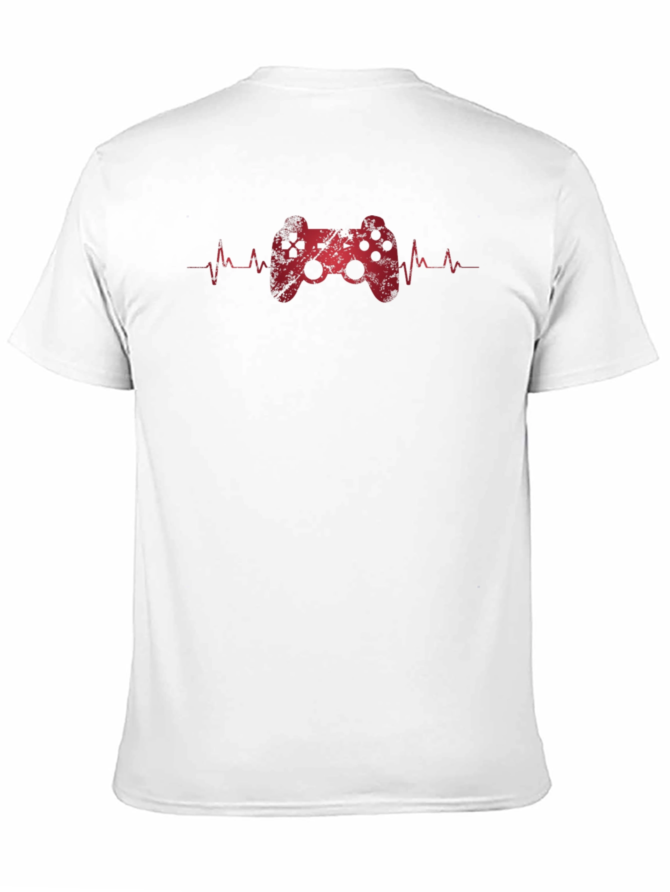 Gamer Heartbeat T-Shirt - Black Cotton Tee