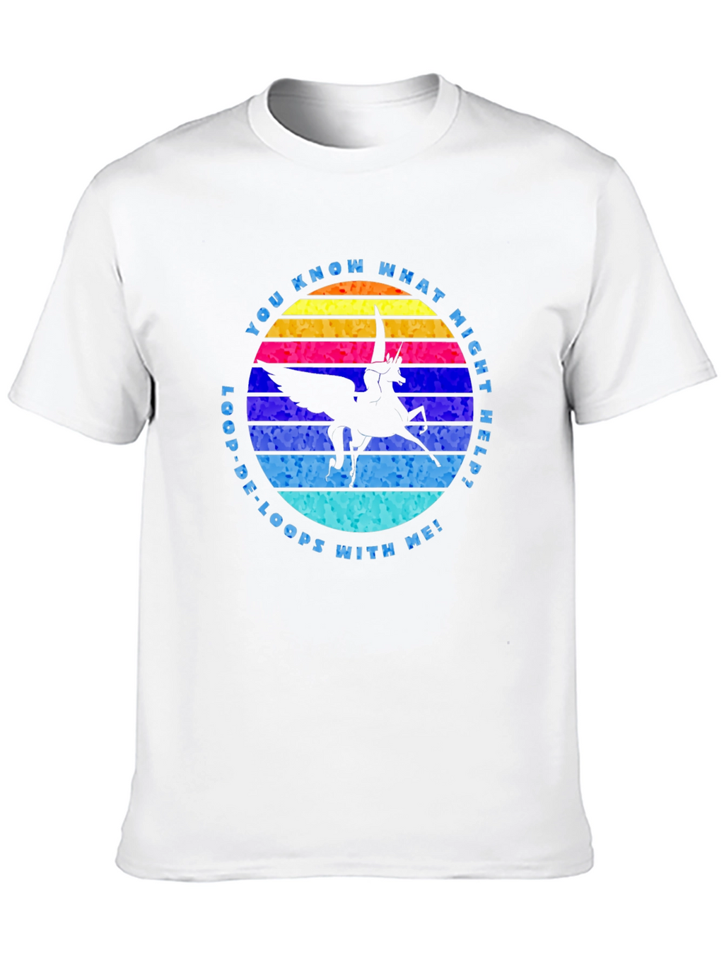 Loop-De-Loops Pegasus Graphic T-Shirt