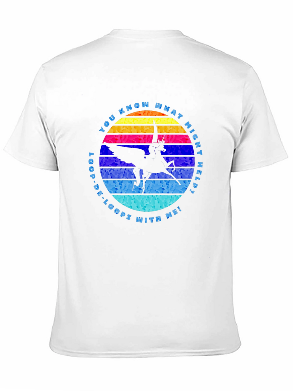 Loop-De-Loops Pegasus Graphic T-Shirt